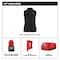 Milwaukee Tool Axis Heated Vest, Polyester, 2 to 8 hours Heating Time, 3 Heat Settings, Black, XS F300B-21XS - alternate 5