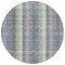 Homeroots 8' Pewter Gray And Mint Green Round Plaid Washable Indoor Outdoor Area Rug 613995 - alternate 7