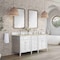 James Martin Vanities Brittany 72" Double Vanity in Bright White, w/ 3 CM Tajnar Eclos Top w/FreePower Wireless Charger 655-V72-BW-FTJR - alternate 5