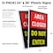 Signmission Area Closed Do Not Enter, Plastic Signs Only 24 Inch x 36 Inch, Corrugated Plastic, 2PK CSB-2436-2PACK-Area Closed Do Not Enter - alternate 2
