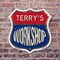 Signmission Terry's Workshop, 6 Inch X 6 Inch, Plastic Sign SHI-P-6-489-TERRY - alternate 5