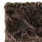 Homeroots Set of Two 17" Chocolate Faux Fur Dining Chair Pads 476612 - alternate 4