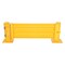 Vestil Steel Hinged Guard Rail 41.875 In. Length 3 Ribbed Gate Yellow GR-F3R-GBS-4-YL - alternate 1