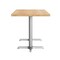 Flash Furniture Bennett 30 in x 60 in Solid Wood Indoor Tabletop in Natural with 22 in x 22 in Dining Height GSF-REC3060-NAT-T2222S-GG - alternate 5