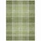 Homeroots 10' X 14' Green Black And Ivory Plaid Washable Indoor Outdoor Area Rug 596338 - alternate 2