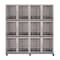 K9 Kennel Store 10 or 12 Unit Modular Powder Coated Cage Bank Kit CBPC10OR12BK - alternate 1