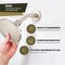 Supplygiant Shower Arm, Flange 6 in Stainless Steel Wall Mounted Shower Head Arm, Brushed Nickel Plated Finish 74-TB8G-O - alternate 6