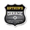 Signmission Arthur's Garage I Can Fix Everything But Stupid, 12 Inch X 12 Inch, Plastic Sign SHI-P-12-490-ARTHUR - alternate 1