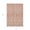 Homeroots 10' X 14' Coral And Ivory Damask Washable Indoor Outdoor Area Rug 595132 - alternate 6