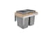 Rev-A-Shelf Maple Wood; Steel; Plastic, Natural Maple, 15 in W, 17.88 in H, 22.75 in D 4WCTM-18BBSCDM2-25 - alternate 1