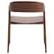 Leisuremod Rivo Collection Elegant Dining Chair in Dark Walnut Color Wood, 2PK RC20DRW2 - alternate 6
