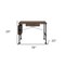 Homeroots 39" Brown and Black Writing Desk 491411 - alternate 4