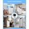 Edendirect 12000 BTU DOE Portable Air Conditioner Cools 290 sq ft with Dehumidifier and Remote in White ZR-FDP41-3030ZPV1R3 - alternate 4