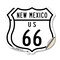 Signmission New Mexico Route Marker Shield Sign Us 6, 6 inch X 6 inch, Vinyl Decal, 2PK SHI-D-2PACK-6-389 - alternate 1