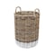 Happimess Ternion Cottage Hand-Woven Rattan Nesting Baskets with Handles, Kubu Gray/White (Set of 3), 3PK BSK1000A-3SET - alternate 5