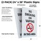 Signmission No Smoking Or Vaping In This Area, Plastic Signs Only 24 Inch x 36 Inch, Corrugated Plastic, 2PK CSB-2436-2PACK-NoSmokingOrVapingInThisAr - alternate 2