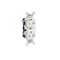 Leviton Lev-Lok HG Dup 20A 125V Wht M8300-BHW - alternate 1