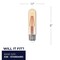 Bulbrite 25W Equivalent Amber Light T9 Dimmable LED Filament Light Bulb, 2PK 861359 - alternate 2