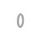Hillman House Address Number 0, Reflective Silver Plastic, Nail-On, 4 In. 841596 - alternate 1