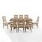 Crosley Joanna 9-Piece Dining Table Set For 8 KF13071RB-RB - alternate 3