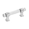 Amerock Glacio 3 in 76 mm Center-to-Center Clear/Polished Chrome Cabinet Pull BP36659C26 - alternate 1