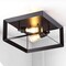 Jonathan Y Marfa Square 13" 2-Light Iron Modern Farmhouse LED Flush Mount, Oil Rubbed Bronze JYL7563A - alternate 5