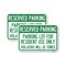 Signmission Reserved Parking Sign Reserved Parking Lot for Resident, 12'' X 18'', Heavy Gauge Aluminum, 2PK A-1218-2PACK-23040 - alternate 1