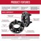 Coyote Wheel Accessories WHEEL INSTALLATION KIT 916 Inch x 18 Thread Size 60 Degree Conical Acorn 166 Inch Overall Lengt 53K567 - alternate 3
