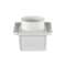 Lambro 143W Under Eave Vent, 5-3/4 in W Hood, 2-1/4 in H Hood, 4 in Duct, Plastic Hood 143W/P - alternate 3