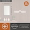 Vaxcel Levitt 2 Light Polished Nickel Mid Century Modern Industrial Bathroom Vanity Fixture Clear Glass W0389 - alternate 7