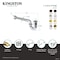 Kingston Brass 1-1/4, or 1-1/2 x 1-1/2 in. P-Trap with Bell Flange, 19 in. Length, 18 Gauge, Polished Nickel CC5246 - alternate 2