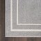 Homeroots 3' X 5' Gray And Ivory Indoor Outdoor Area Rug 545964 - alternate 6