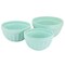 Martha Stewart 3 Piece Stoneware Bowl Set in Turquoise 128875.03 - alternate 1