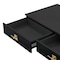 Homeroots 47" Black And Gold Stainless Steel Coffee Table With Two Drawers 543862 - alternate 5