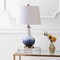 Jonathan Y Gradient 25" Ceramic/Brass LED Table Lamp, White/Navy JYL3019A - alternate 6