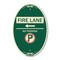 Signmission Fire Lane - No Parking With No Parking Symbo, 12 In X 18 In Architectural, Heavy Gauge Aluminum A-OV-G-1218-24012 - alternate 1