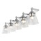 Jonathan Y Marion 36.5" 5-Light Hurricane Metal/Seeded Glass LED Vanity Light, Chrome JYL7901A - alternate 8