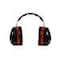 3M Peltor Peltor Optime 105 Over-the-Head Ear Muffs, H10A, Passive Protection, NRR 30 dB, Black/Red H10A - alternate 6