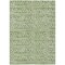 Homeroots 3' X 5' Green And Ivory Geometric Washable Indoor Outdoor Area Rug 583492 - alternate 5