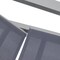 Leisuremod Marlin Patio Chaise Lounge Chair with Armrests in Grey Aluminum Frame, Dark Grey, 2PK MLAGR-77DGR2 - alternate 7