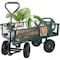 Pure Garden Garden Cart Rolling Wagon Cart w/ 650lb Capacity, All-Terrain Wheels Garden Carts & Wagons 50-LG1405 - alternate 6