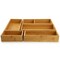 Megachef 5 Piece Bamboo Storage and Organization Trays 750122141M - alternate 3