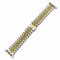 Elegani Steel & Yellow Gold Classic Multi-Link Stainless Steel Band Compatible with Apple Watch 44mm HC5LSB-SYGD-44mm - alternate 1