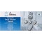 Home Impressions Chrome 3-Handle Acrylic Knob Tub & Shower Faucet F3010505CP-JPA3 - alternate 1