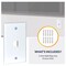 Newhouse Hardware Quickport 1-Port Wall Plate White, 5PK QP1-WH-05 - alternate 7