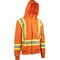 Pip AR/FR Fleece Zip Hoodie with X backed tape 385-1226FR-O/3X - alternate 4