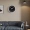 Clockswise 12-in Round Quartz Wall Clock Non-Ticking Battery Operated with Silent Sweep Movement,  QI004745.BK.12 - alternate 6