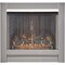 Duluth Forge Outdoor Fireplace Insert With Concrete Log Set and Slate Gray Brick Fiber Liner DF450SS-L-SG - alternate 3