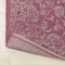 Jonathan Y Tela Bohemian Textured Weave Floral Fuchsia/Light Gray 5 ft Square Indoor/Outdoor Area Rug SMB100G-5SQ - alternate 7