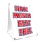 Signmission First Month Rent Free, 36 Inch x 24 Inch A-frame Yard Sign, Plastic Sign SBC-2436-First Month Rent Free - alternate 1